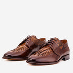 The Arven Tan Snake Leather Men Shoe