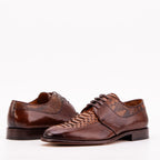 The Arven Tan Snake Leather Men Shoe
