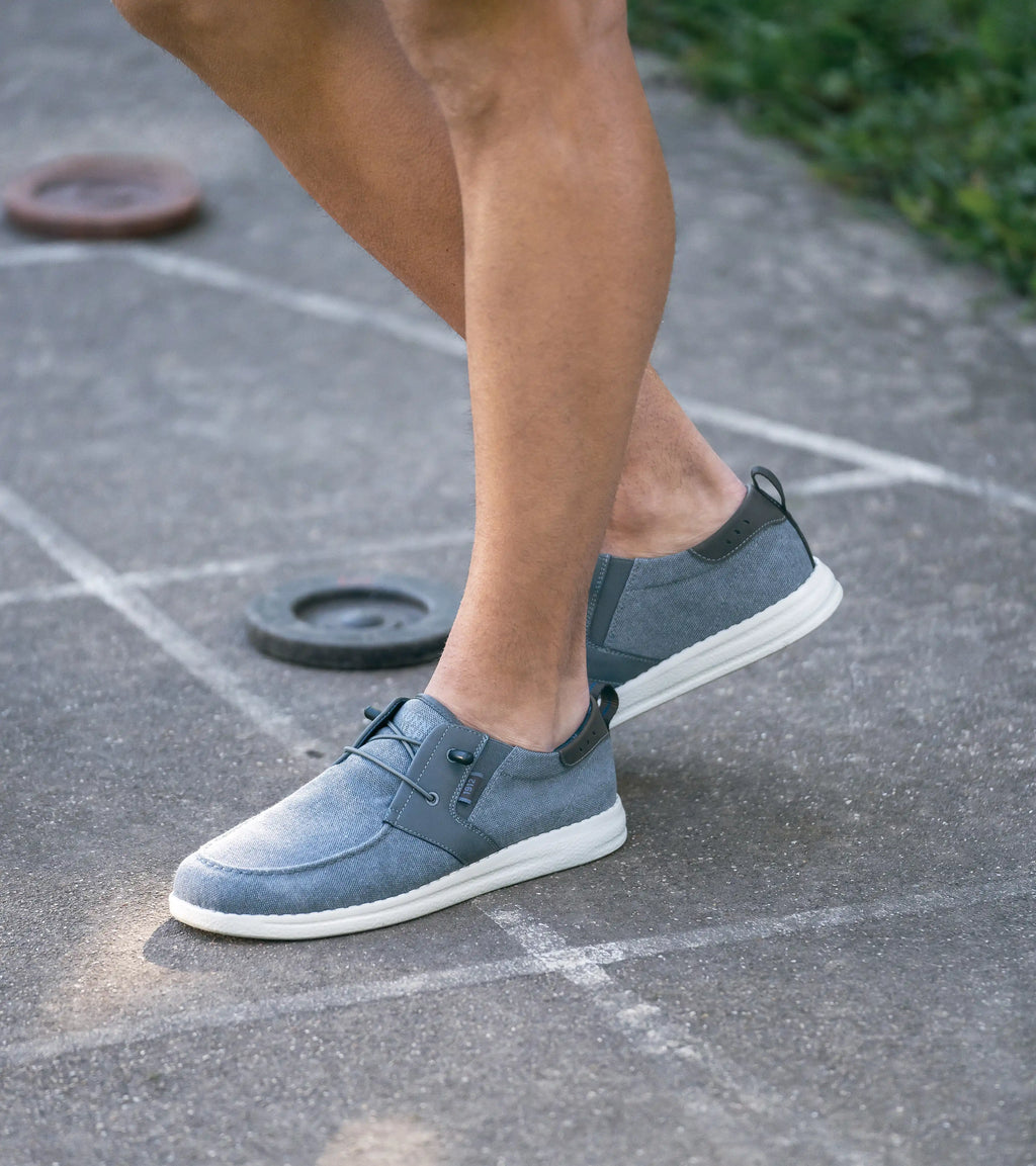 Nunn Bush Brewski Moc Toe Slip On Walking Shoes Navy 84902-410