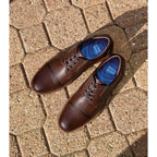 Nunn Bush Fitz Flex Plain Toe Oxford Brown 85181-200