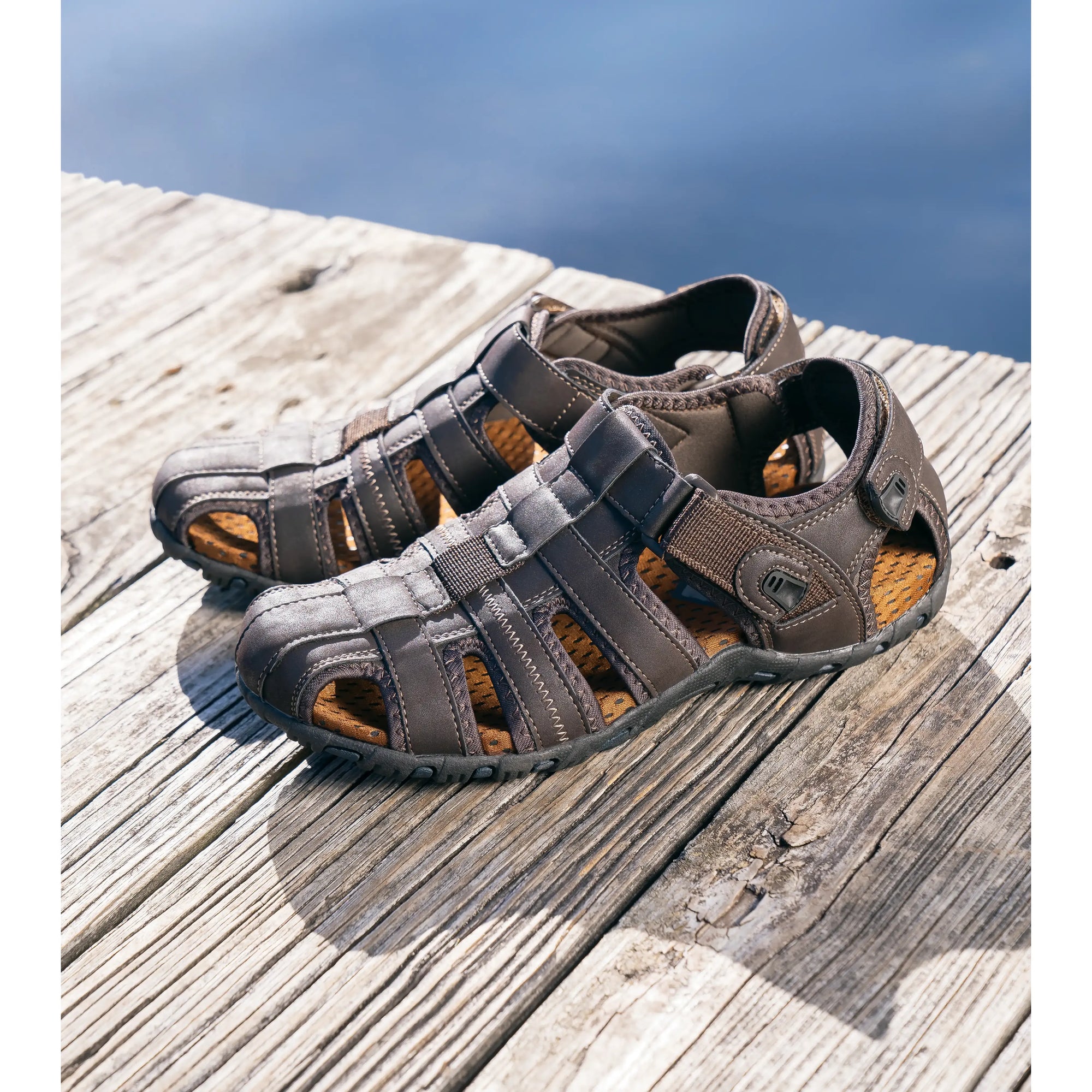 Nunn Bush Rio Bravo Fisherman Sandal Brown 84799-200