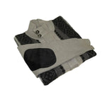 Men's Fancy European Sweater Jacket By Silversilk Fashionable 11007 Gray