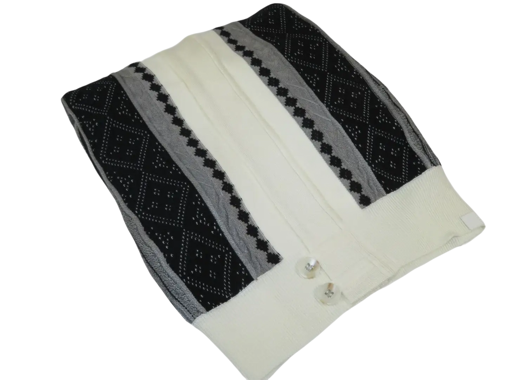 Men's Fancy European Sweater Jacket By Silversilk Fashionable 11007 Cream