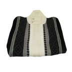 Men's Fancy European Sweater Jacket By Silversilk Fashionable 11007 Cream