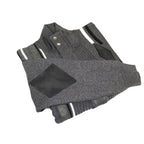 Men's Fancy European Sweater Jacket By Silversilk Fashionable 11009 Gray