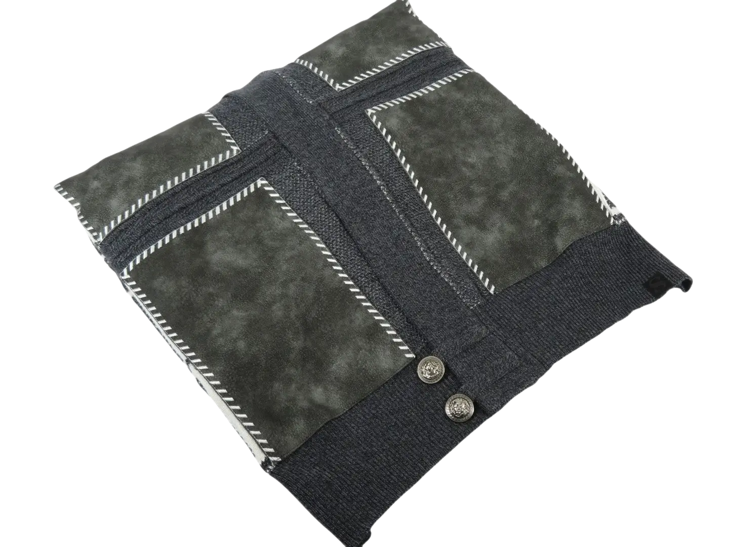 Men's Fancy European Sweater Jacket By Silversilk Fashionable 11012 Gray