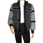 Men's Fancy European Sweater Jacket By Silversilk Fashionable 11012 Black