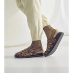 Stacy Adams Montego Slingback Buckle Sandal cognac 25659-221