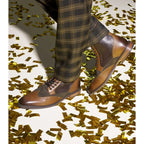 Stacy Adams Finnegan Wingtip Lace-Up Boot Olive Multi 25427-302