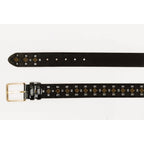 The Vicino Black Leather Belt