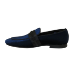 Men's GENIO Velvet Upper Leather Red Sole Shoes Turkey 120192017 Navy Blue