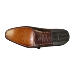 Men's GENIO Genuine Leather Upper And Sole Dress Shoes Turkey 120193506 Brown