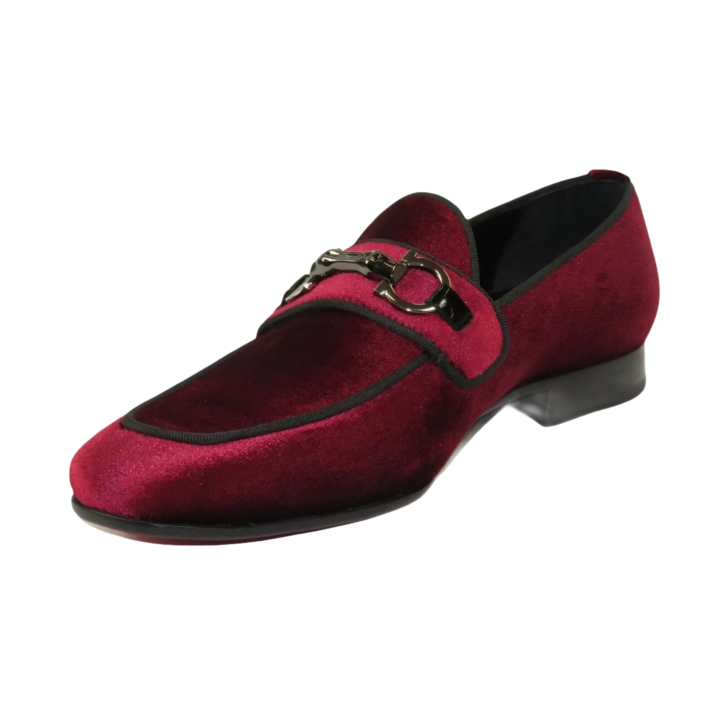 Men's GENIO Velvet Upper Leather Red Sole Shoes Turkey 120194637 Burgundy