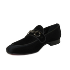 Men's GENIO Velvet Upper Leather Red Sole Shoes Turkey 120194637 Black