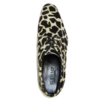 Men's GENIO Leopard Red Leather Sole Shoes Turkey 120195268 Black White