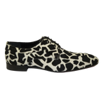 Men's GENIO Leopard Red Leather Sole Shoes Turkey 120195268 Black White