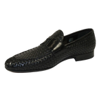Men's GENIO Genuine Braided Leather Upper And Sole Shoes Turkey 120196067 Black