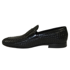 Men's GENIO Genuine Braided Leather Upper And Sole Shoes Turkey 120196067 Black