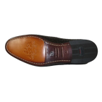 Men's GENIO Genuine Braided Leather Upper And Sole Shoes Turkey 120196067 Black
