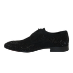 Men's GENIO Suede Red Leather Sole Shoes Turkey 120196481 Black Stones