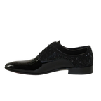 Men's GENIO Patent Leather Red Sole Shoes Formal 120196618 Black Stones