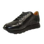 Men's GENIO Turkey Genuine Snake Leather Shoes 120197327 Black