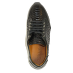 Men's GENIO Turkey Genuine Snake Leather Shoes 120197327 Black