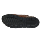 Men's GENIO Turkey Genuine Snake Leather Shoes 120197327 Brown