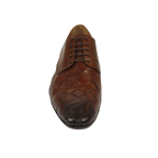 Men's GENIO Genuine Braided Leather Upper And Sole Shoes Turkey 120197862 Cognac