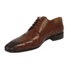 Men's GENIO Genuine Braided Leather Upper And Sole Shoes Turkey 120197862 Cognac