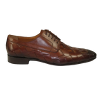 Men's GENIO Genuine Braided Leather Upper And Sole Shoes Turkey 120197862 Cognac