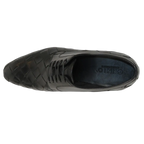 Men's GENIO Genuine Braided Leather Upper And Sole Shoes Turkey 120197862 Black