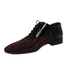 Men's GENIO Patent Leather, Red Sole Shoes Turkey 120198641 Black Red Stones