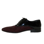 Men's GENIO Patent Leather, Red Sole Shoes Turkey 120198641 Black Red Stones