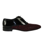 Men's GENIO Patent Leather, Red Sole Shoes Turkey 120198641 Black Red Stones