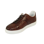 Men's Shoes GENIO Turkey Casual Dress Genuine Leather Braided 120198803 Cognac