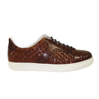 Men's Shoes GENIO Turkey Casual Dress Genuine Leather Braided 120198803 Cognac