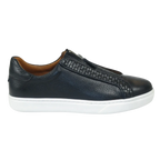 Men's Shoes GENIO Turkey Casual Dress Leather Braided 120198805 Dark Blue