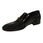 Men's GENIO Patent Suede Leather, Red Sole Shoes Turkey 120371263 Black