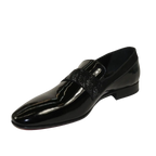 Men's GENIO Patent Leather Red Sole Shoes Formal 120371275 Black Stones