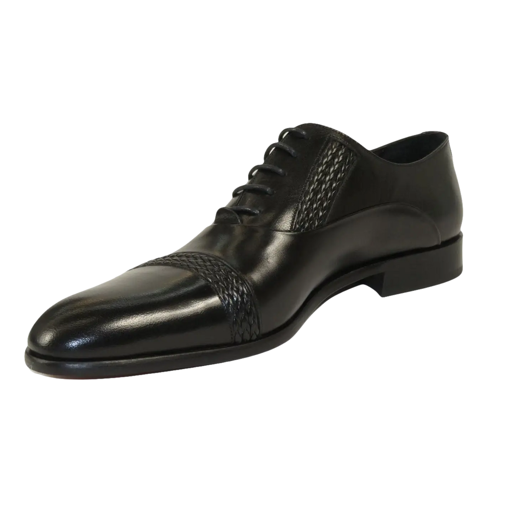 Men's GENIO Genuine Leather Upper And Sole Dress Shoes Turkey 120371331 Black