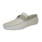 Men's Driving Shoes GENIO Turkey Casual Dress Genuine Leather 120580346 White