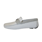 Men's Driving Shoes GENIO Turkey Casual Dress Genuine Leather 120580346 White