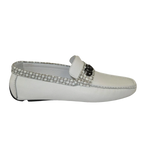 Men's Driving Shoes GENIO Turkey Casual Dress Genuine Leather 120580346 White