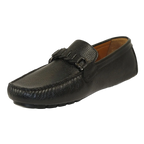 Men's Driving Shoes GENIO Turkey Casual Dress Genuine Leather 120580444 Black