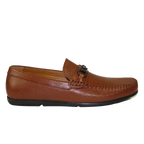 Men's Driving Shoes GENIO Turkey Casual Dress Genuine Leather 120741706 Cognac