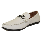 Men's Driving Shoes GENIO Turkey Casual Dress Genuine Leather 120741706 White