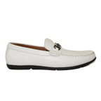 Men's Driving Shoes GENIO Turkey Casual Dress Genuine Leather 120741706 White