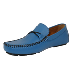 Men's Driving Shoes GENIO Turkey Casual Dress Genuine Leather 120747871 Blue