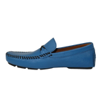 Men's Driving Shoes GENIO Turkey Casual Dress Genuine Leather 120747871 Blue